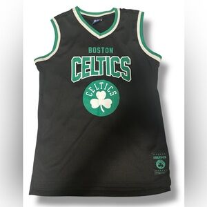 Boston Celtics Black & Green Sleeveless Basketball Jersey